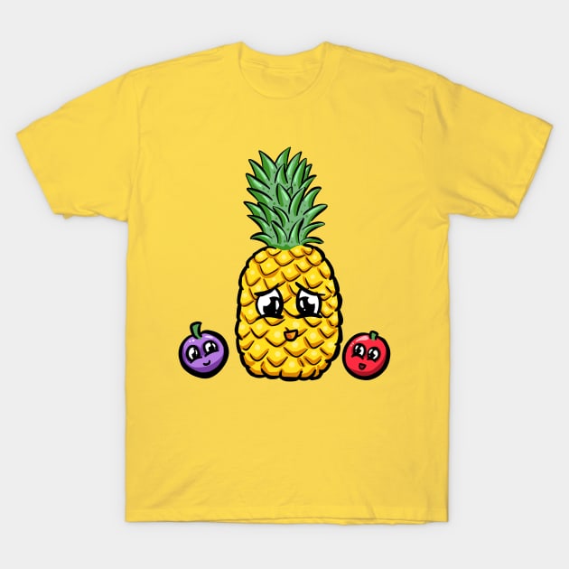 Pineapple is a Berry Cartoon Garden Tips Toons T-Shirt by Garden Tips Toons